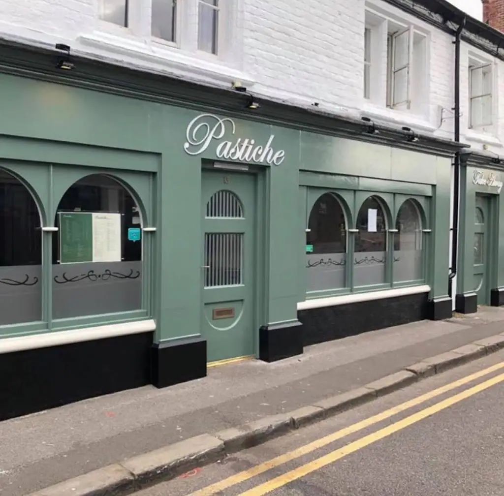 Pastiche restaurant in Knutsford