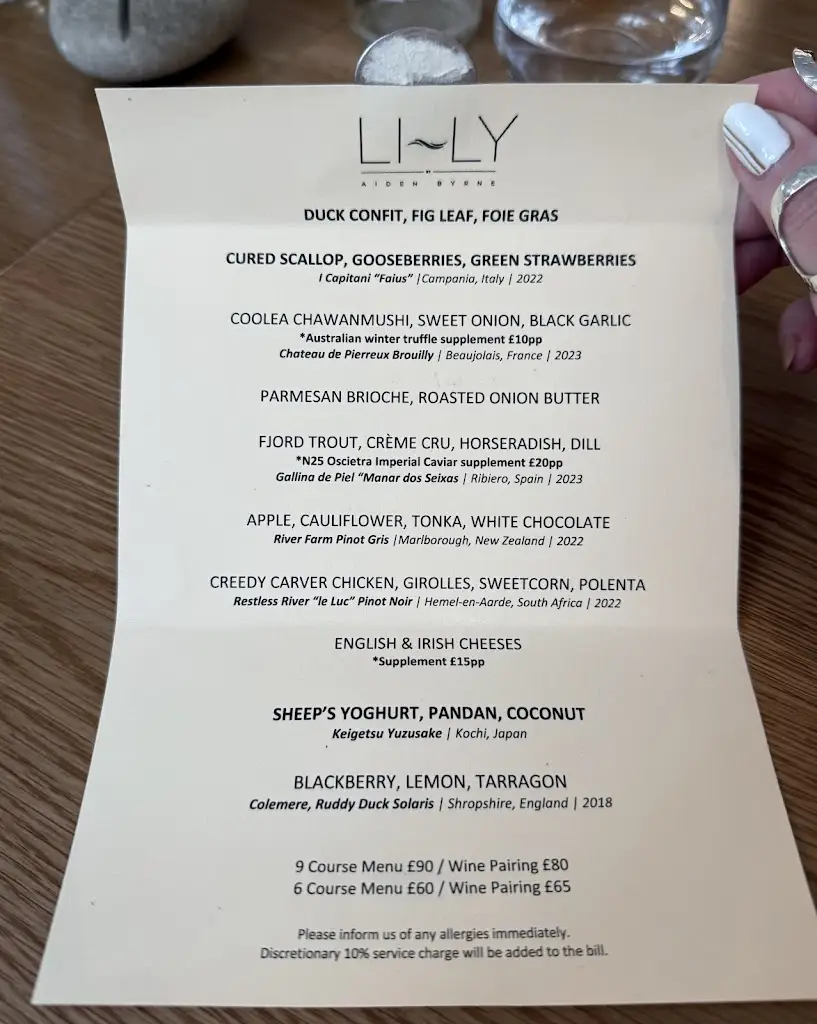 Kay Crayford_LI~LY Restaurant by Aiden Byrne_Knutsford_review