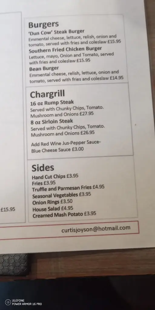Menu_Dun Cow_Knutsford_image_2