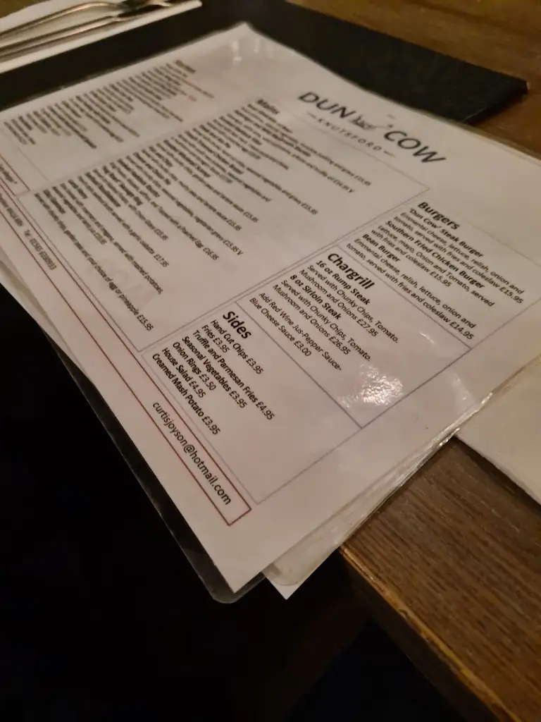 Menu_Dun Cow_Knutsford_image_4
