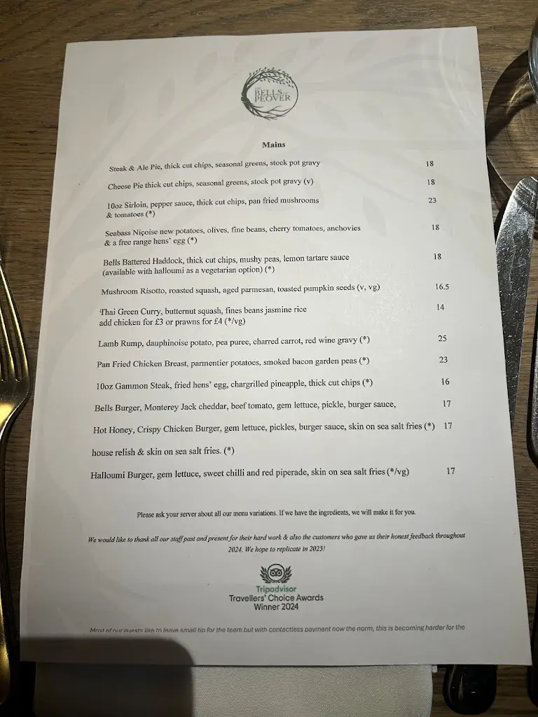 Menu_Bells of Peover_Knutsford_image_3