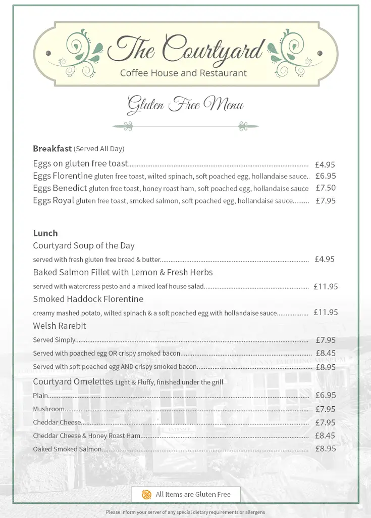 Menu_The Courtyard Coffee House_Knutsford_image_1