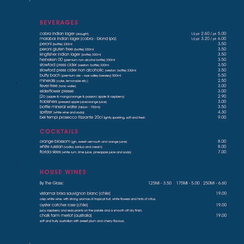 Menu_Sitara Restaurant_Ledbury_image_1