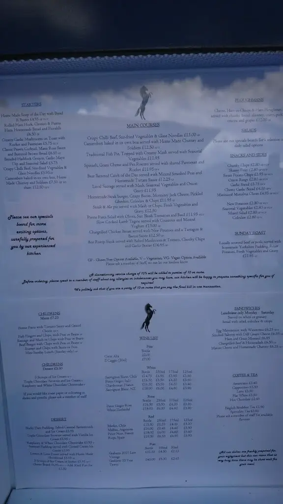 Menu_The Cock Horse - Lavenham_Lavenham_image_4