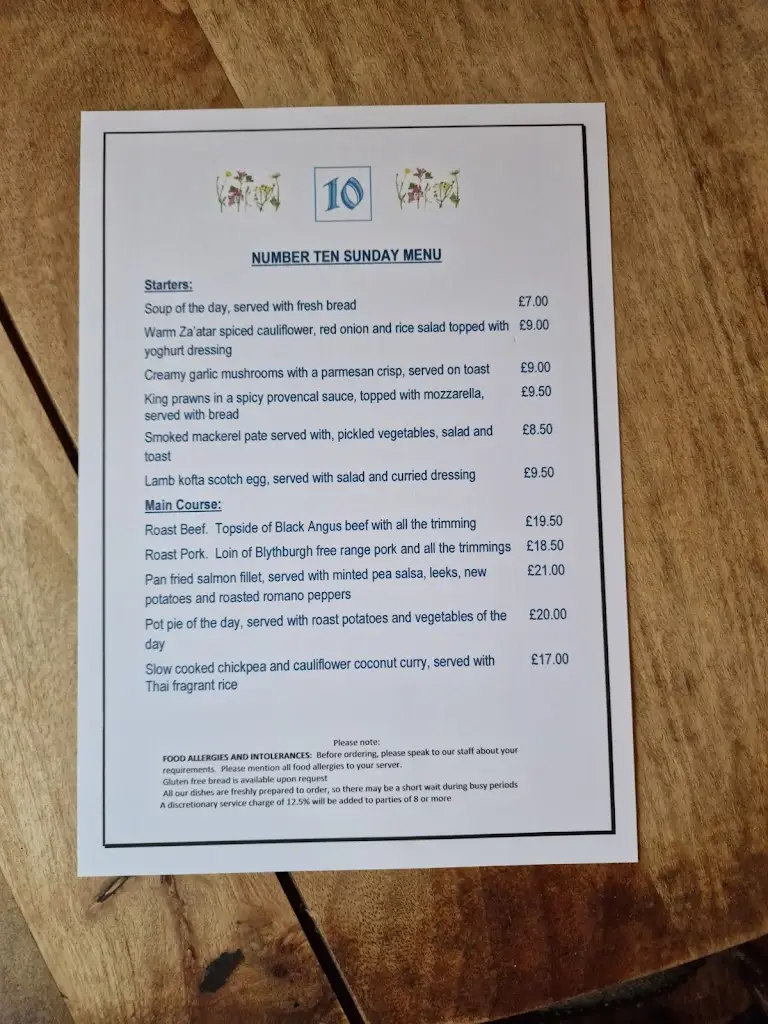 Menu_Number Ten Wine Bar and Kitchen_Lavenham_image_1