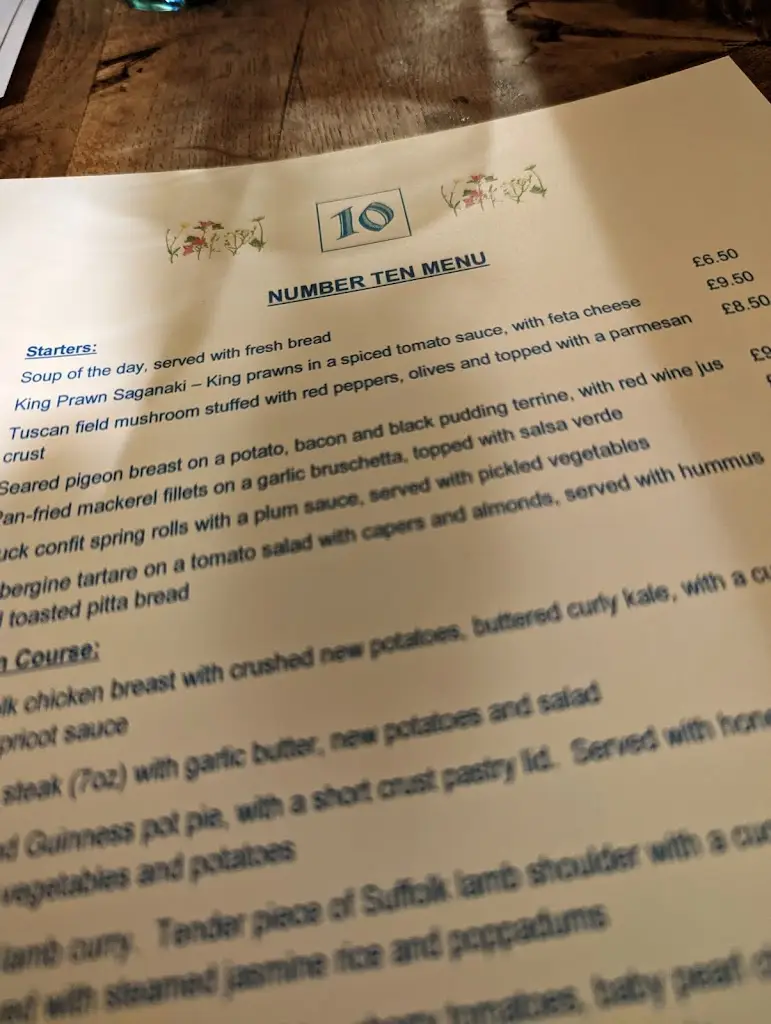 Menu_Number Ten Wine Bar and Kitchen_Lavenham_image_2
