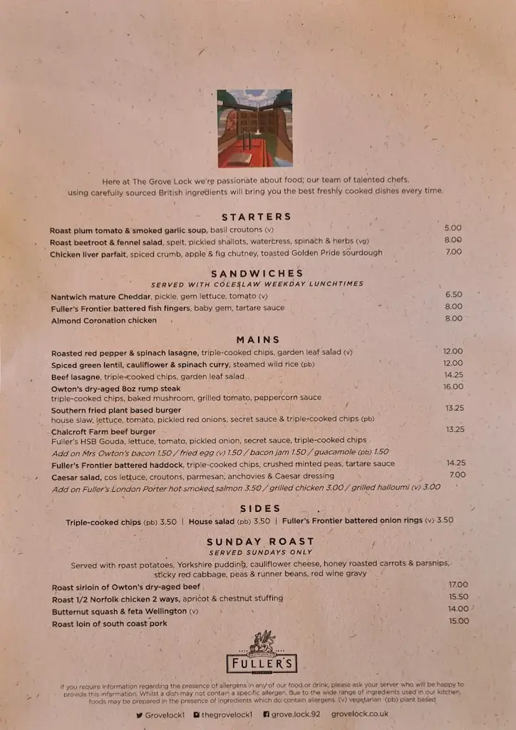 Menu_The Grove Lock, Leighton Buzzard_Leighton Buzzard_image_3