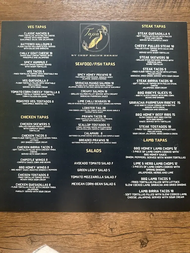 Menu_Mexicanos Tapas & Cocktails_Leek Wootton_image_2