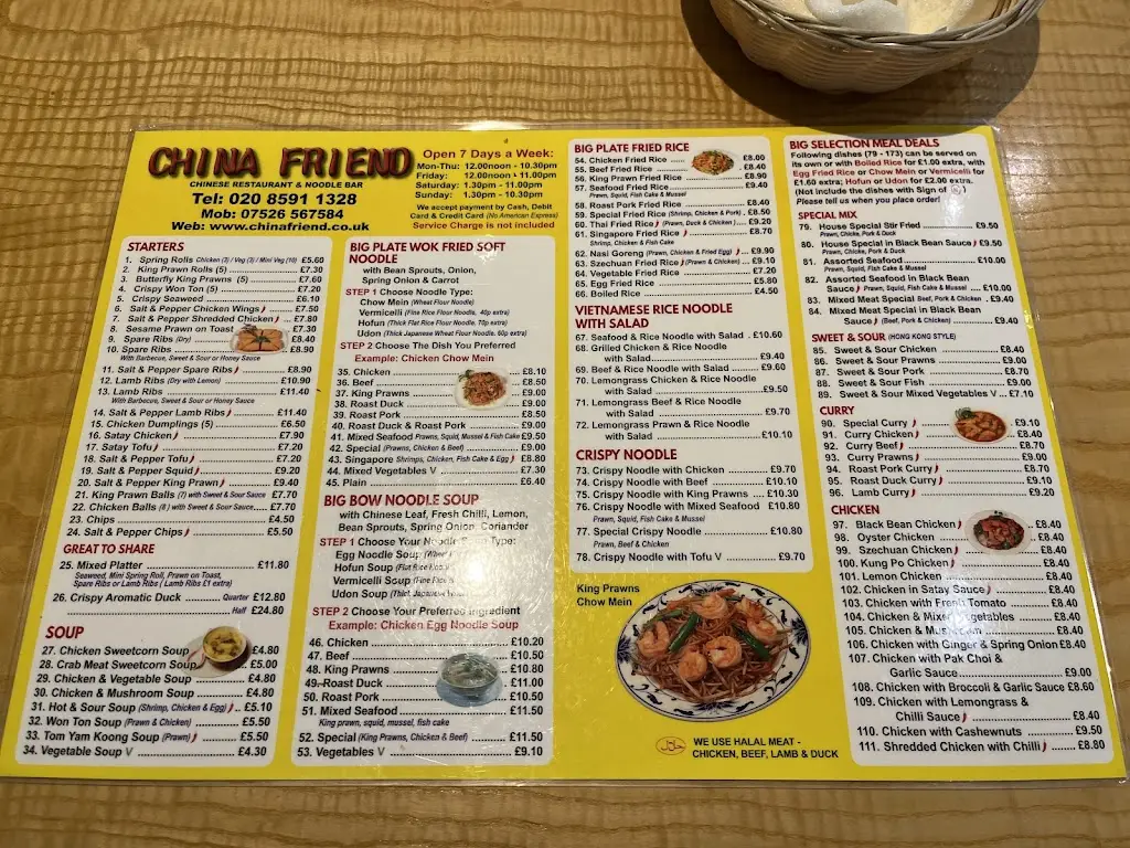 Menu_China Friend_Barking_imagen_1