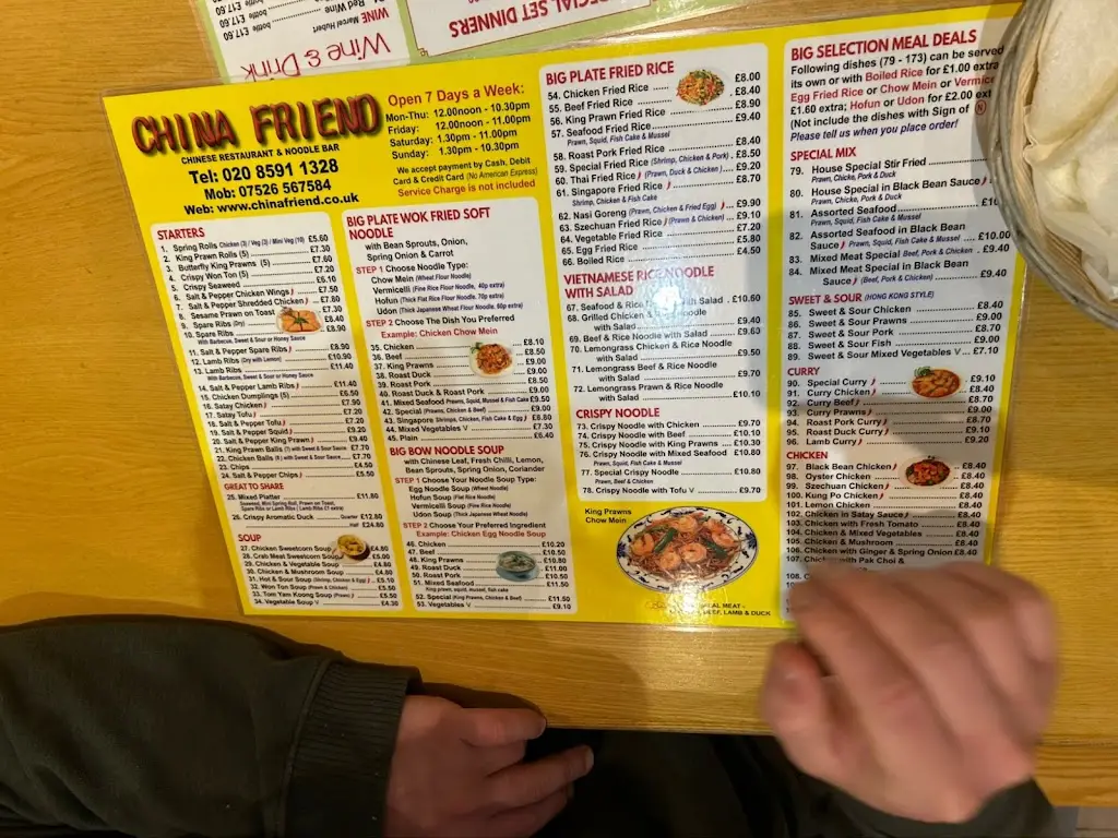 Menu_China Friend_Barking_imagen_3