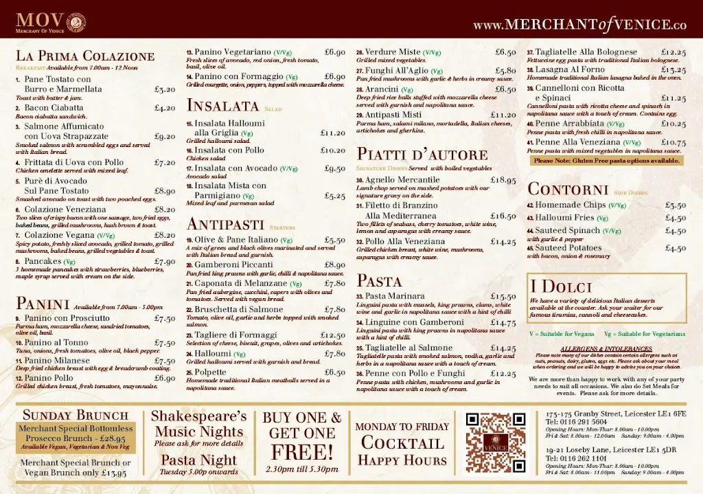 Menu_Merchant of Venice_Leicester_immagine_1