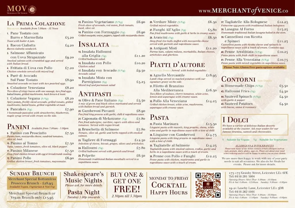 Menu_Merchant of Venice_Leicester_immagine_2