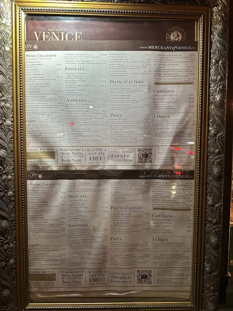Menu_Merchant of Venice_Leicester_immagine_4