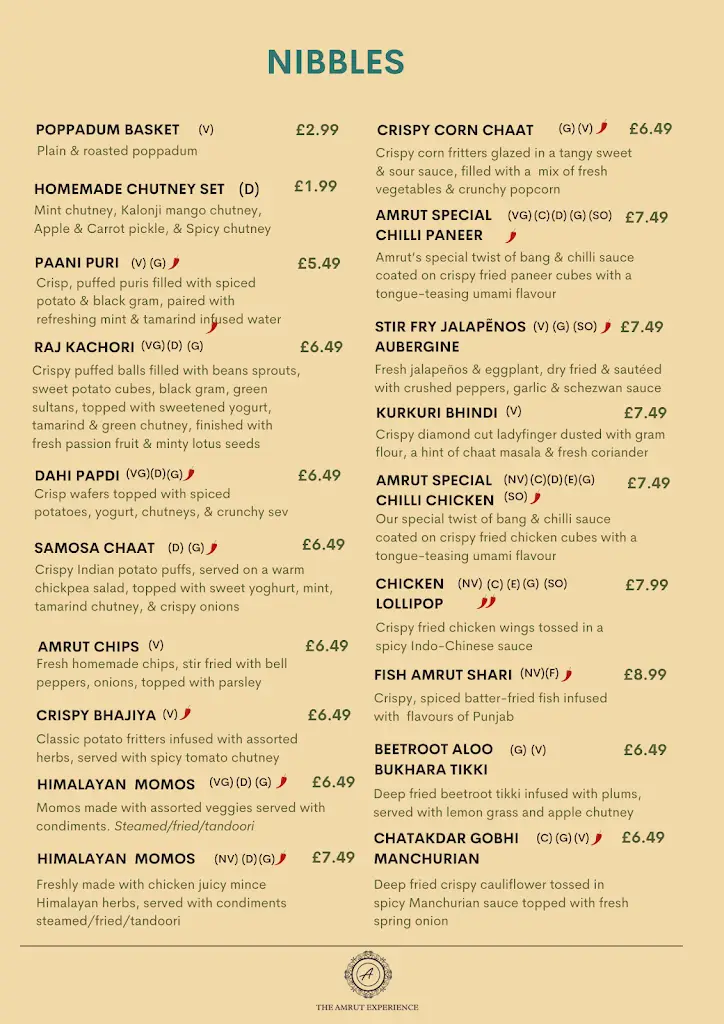 Menu_Amrut Leicester_Leicester_image_3
