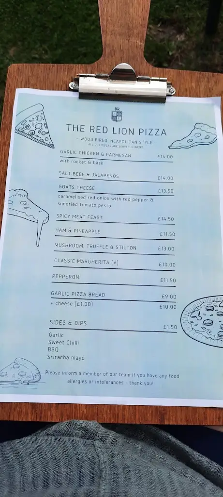 Menu_The Red Lion Inn, Alnmouth_Lesbury_image_4