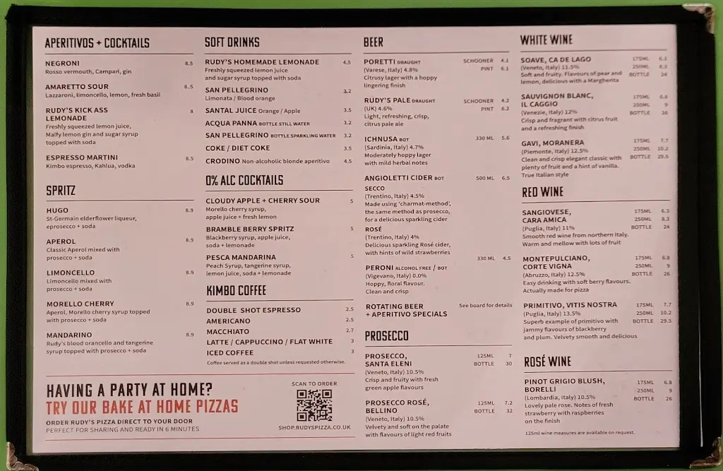 Menu_Rudy's Pizza Napoletana - Durham_Langley Park_image_2