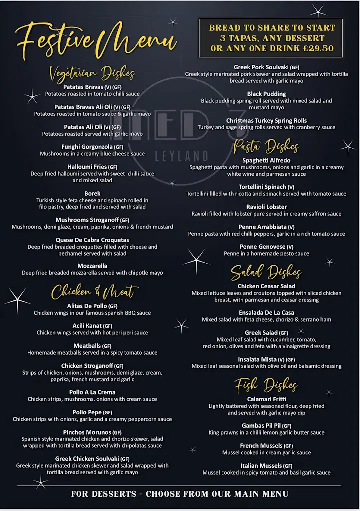 Menu_Med3 tapas restaurant&cocktail bar_Leyland_image_1