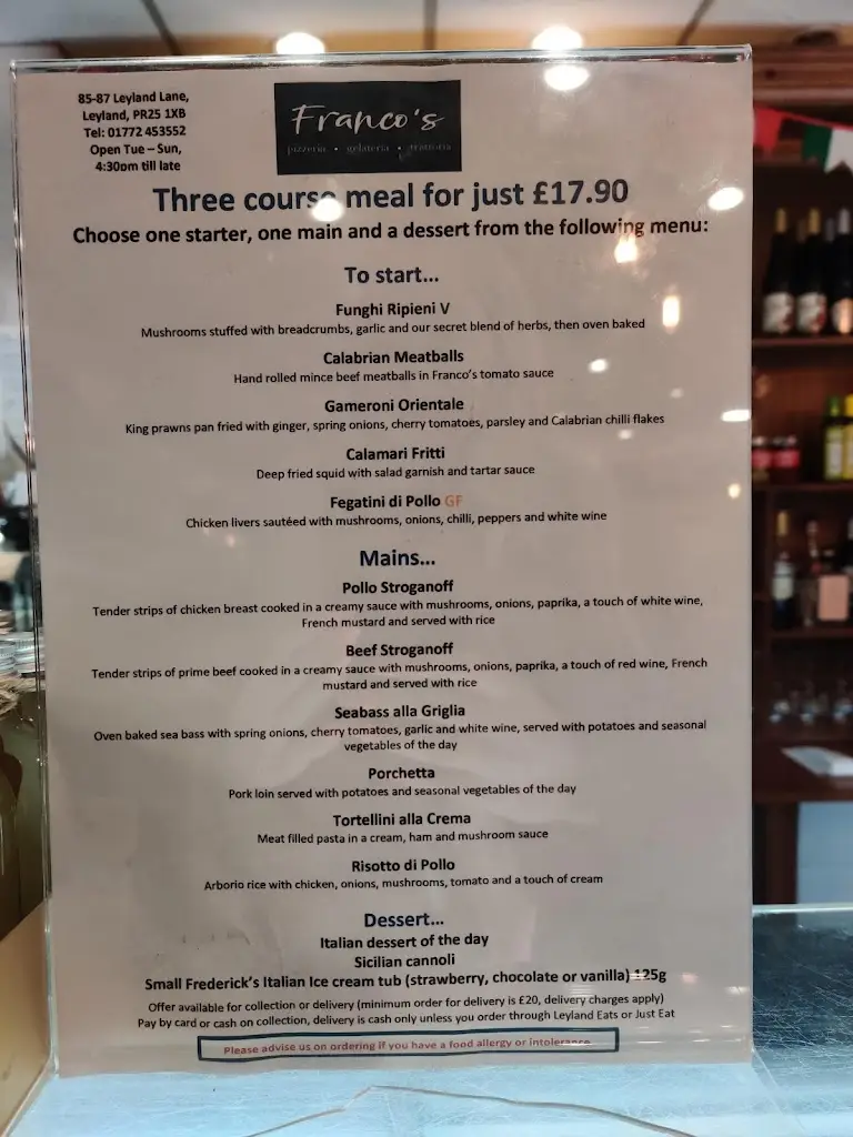 Menu_Franco's_Leyland_image_2