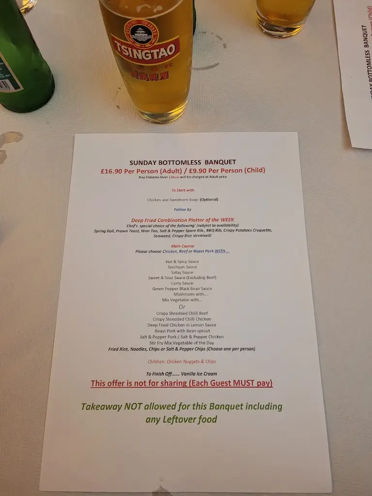 Menu_Beijing Restaurant_Leyland_image_1