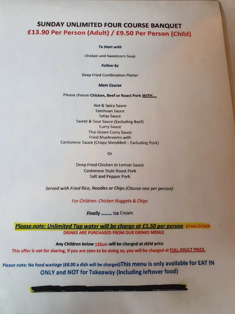 Menu_Beijing Restaurant_Leyland_image_2