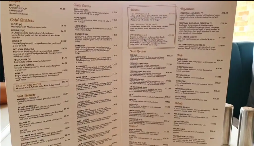 Menu_Lara Grill_Barking_image_4