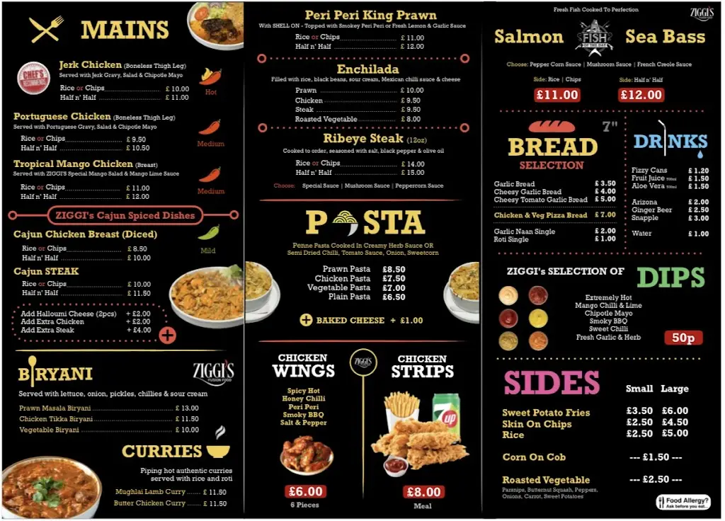 Menu_ZIGGIs Fusion Food  - Leyland_Leyland_image_1