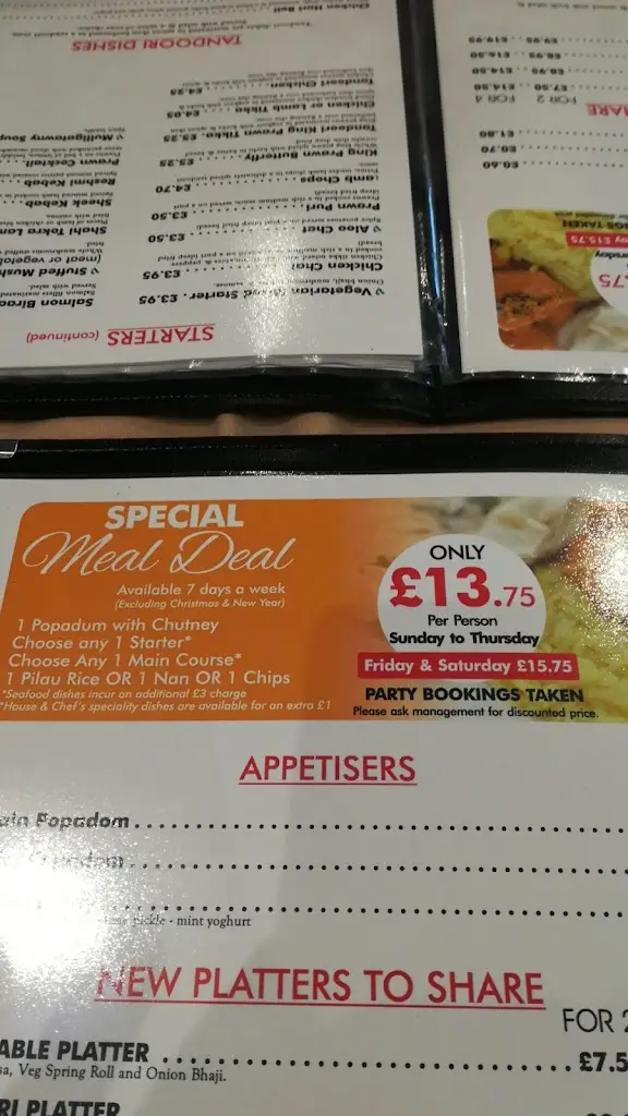 Menu_The New Viceroy Restaurant_Leyland_image_3