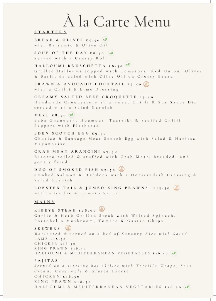 Menu_From Eden Restaurant & Bar Leigh-On-Sea_Leigh_image_2