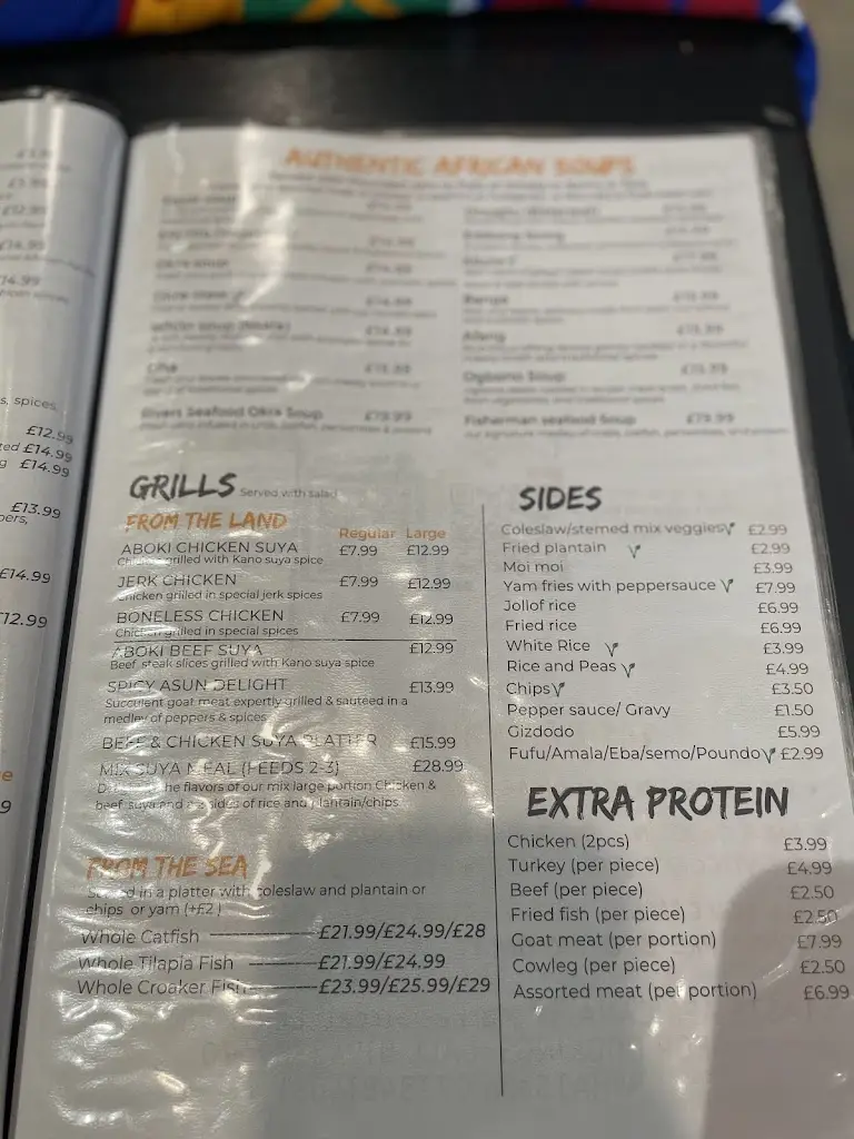 Menu_Taste Africana Restaurant and Bar_Leigh_image_3