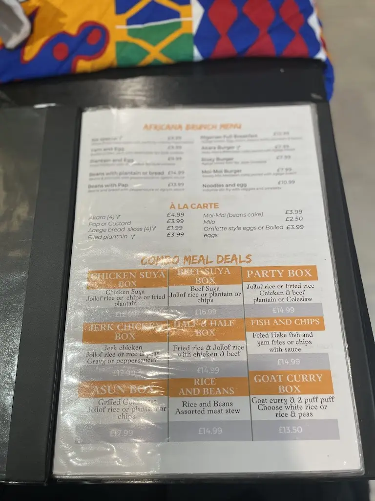 Menu_Taste Africana Restaurant and Bar_Leigh_image_4