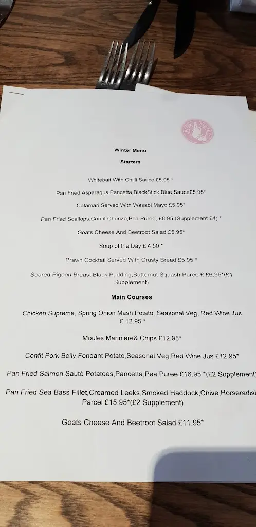 Menu_Leigh Bistro Restaurant_Leigh_image_4