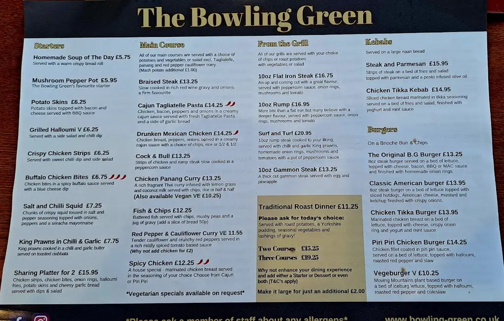 Menu_The Bowling Green Leigh Ltd_Leigh_image_1