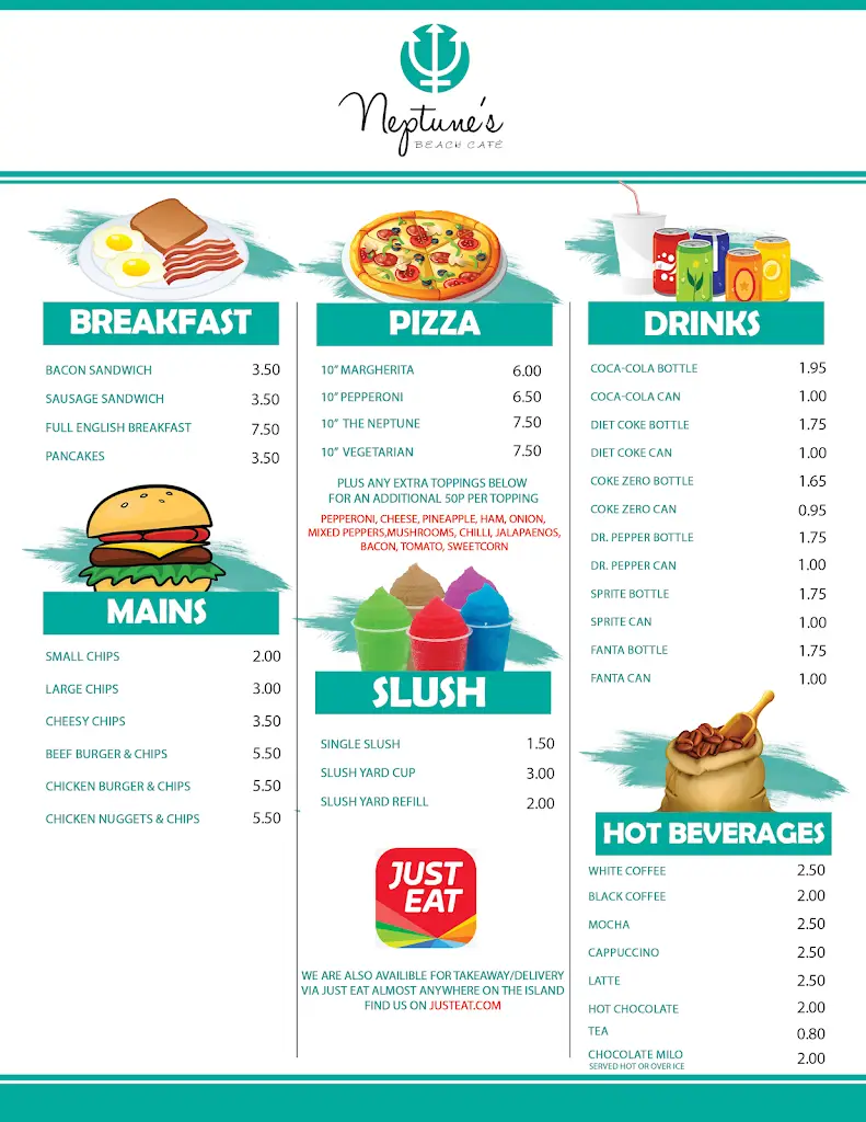 Menu_Neptune’s Beach Cafe_Leysdown-on-Sea_image_1
