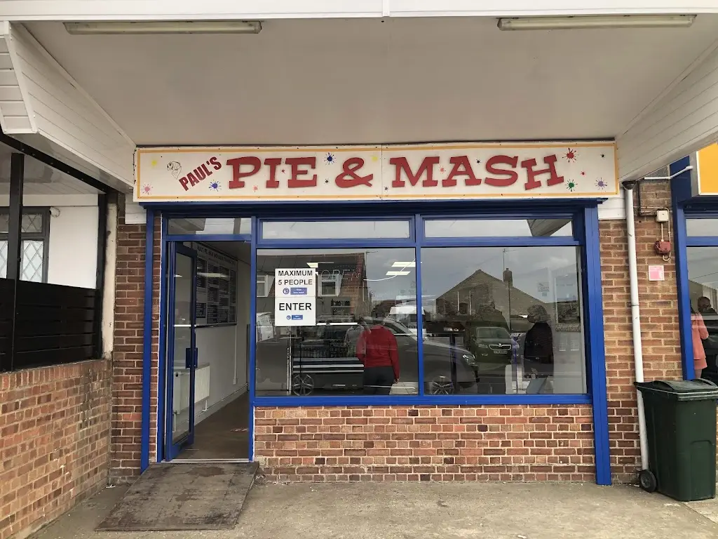 Paul's Pie & Mash restaurant in Leysdown-on-Sea