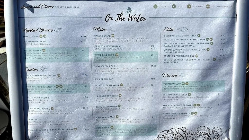 Menu_On The Water_Lee-on-the-Solent_image_3