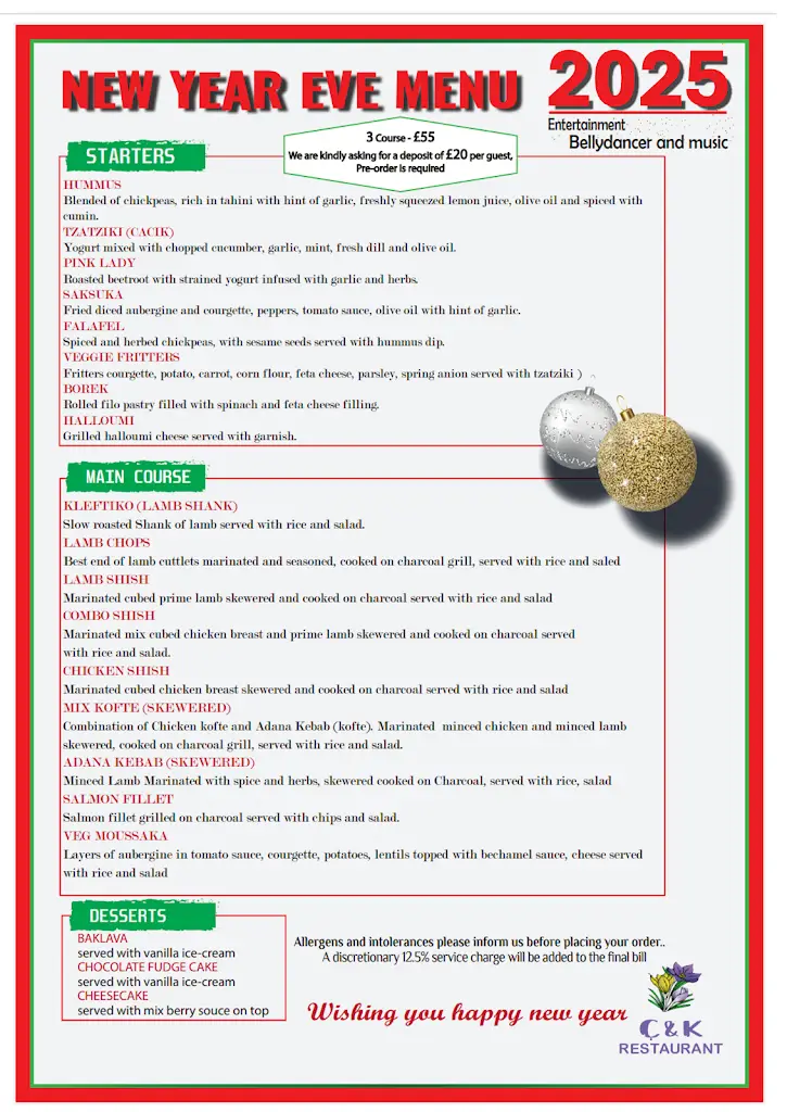 Menü_C&K Turkish Restaurant_Banstead_Bild_3
