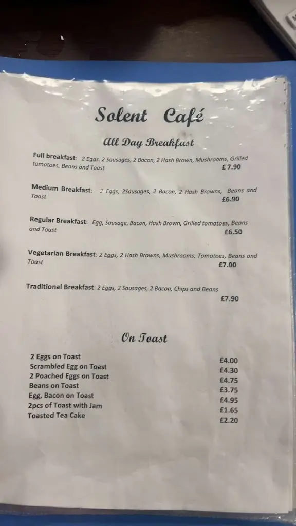 Menu_Solent Restaurant_Lee-on-the-Solent_image_1