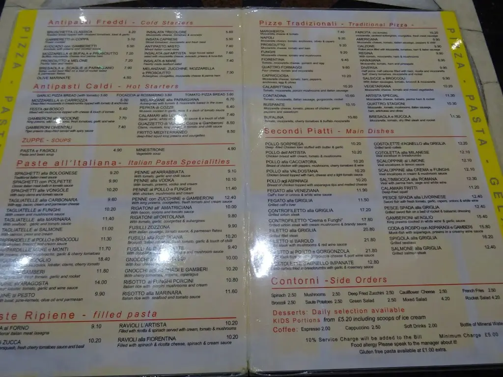 Menu_L'Artista_Letchworth_image_4