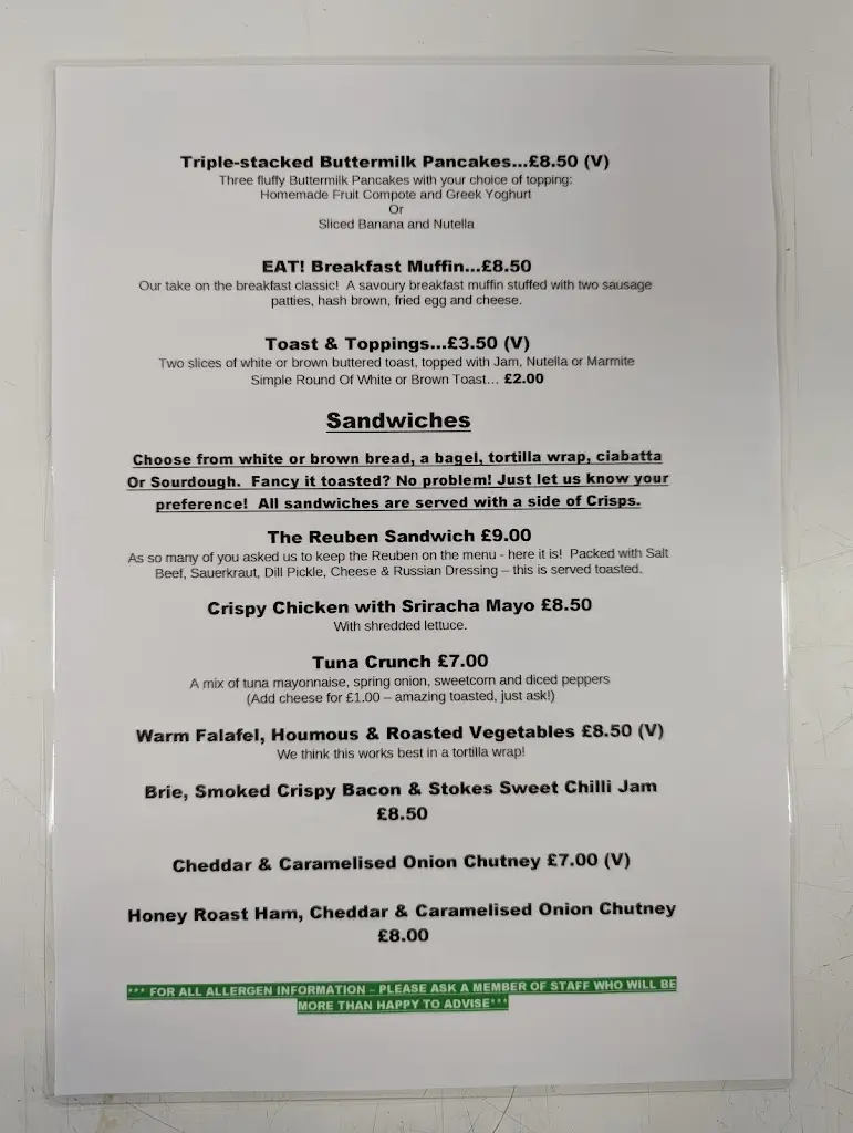 Menu_Eat Ltd Letchworth_Letchworth_image_1