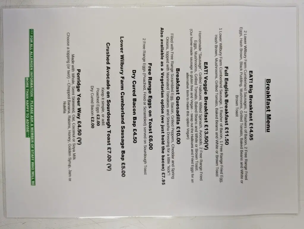 Menu_Eat Ltd Letchworth_Letchworth_image_4