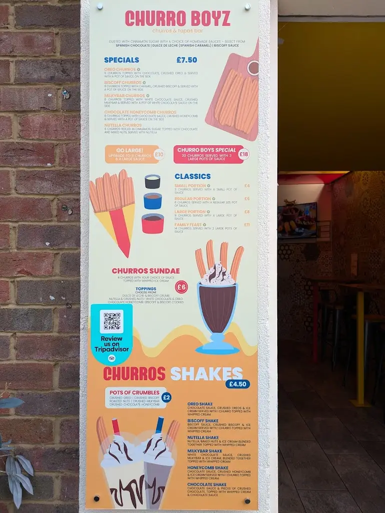 Menu_Churro Boyz_Letchworth_image_3