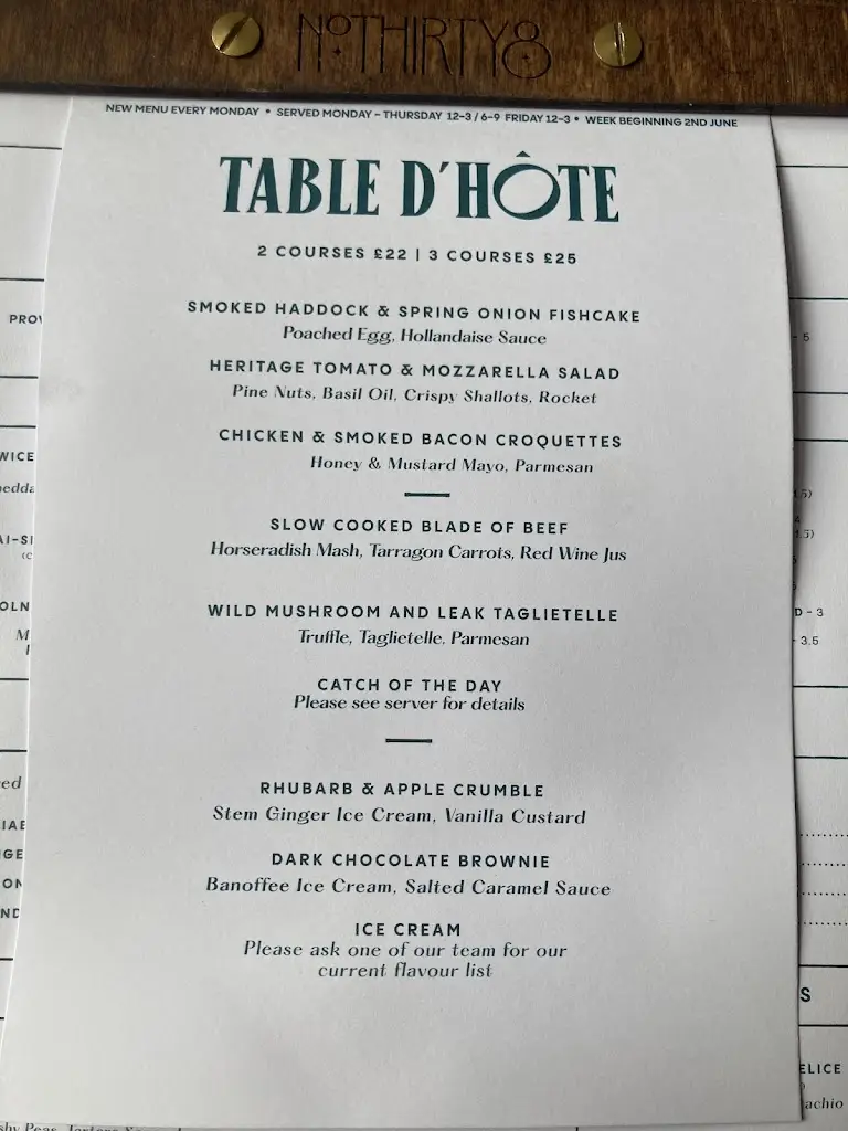 Menu_No. Thirty 8_Lincoln_image_2