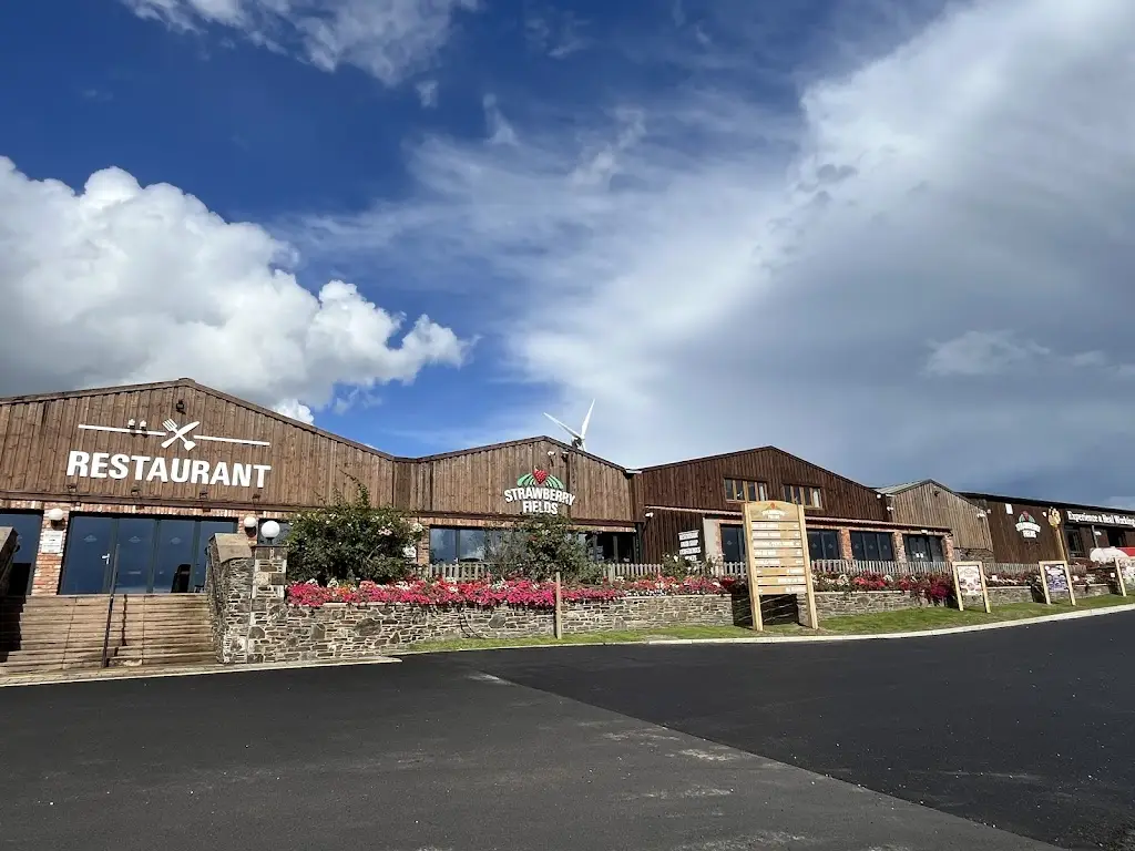 Strawberry Fields Farm shop Lifton restaurant in Lifton