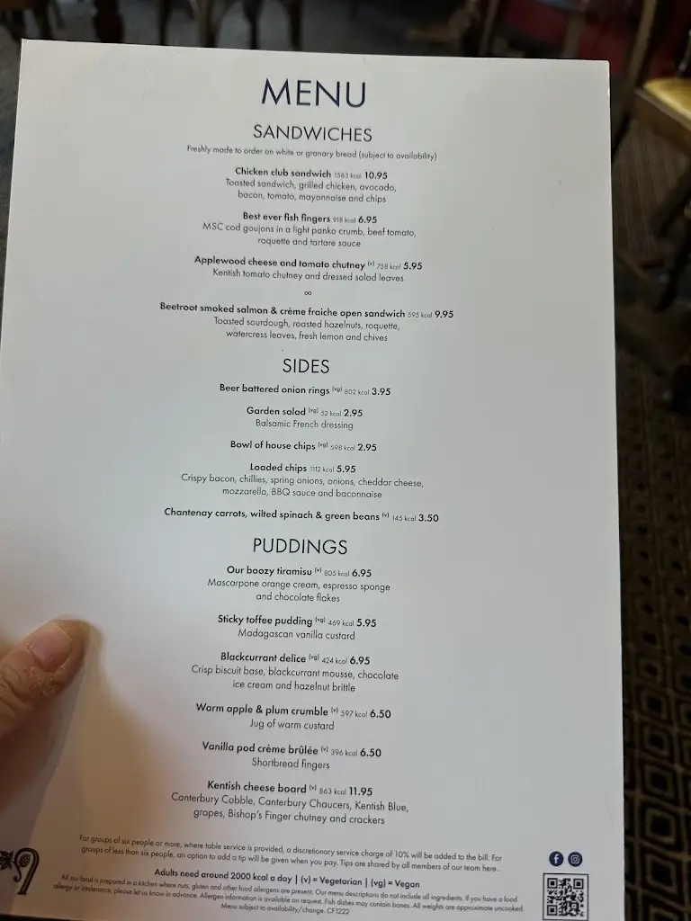 Menu_The Woolpack_Banstead_image_3