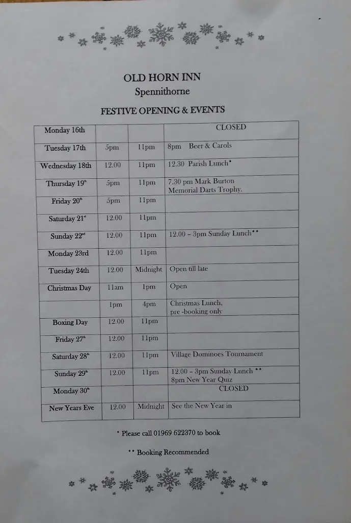 Menu_The Old Horn Inn_Leyburn_image_3