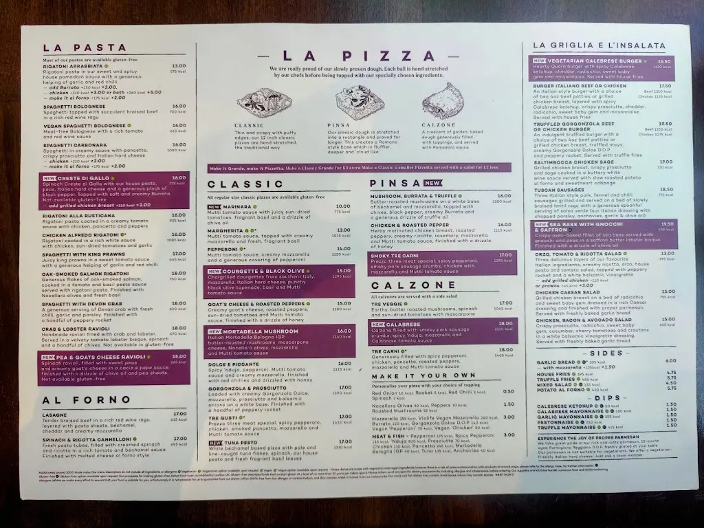 Menu_Prezzo Italian Restaurant Banstead_Banstead_image_1