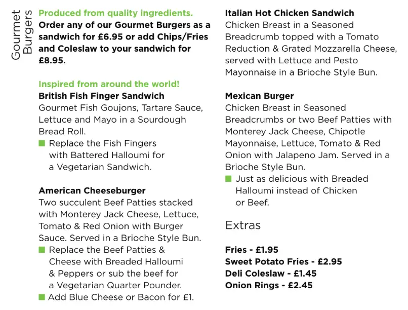 Menu_Croft Park Café_Little Weighton_image_1