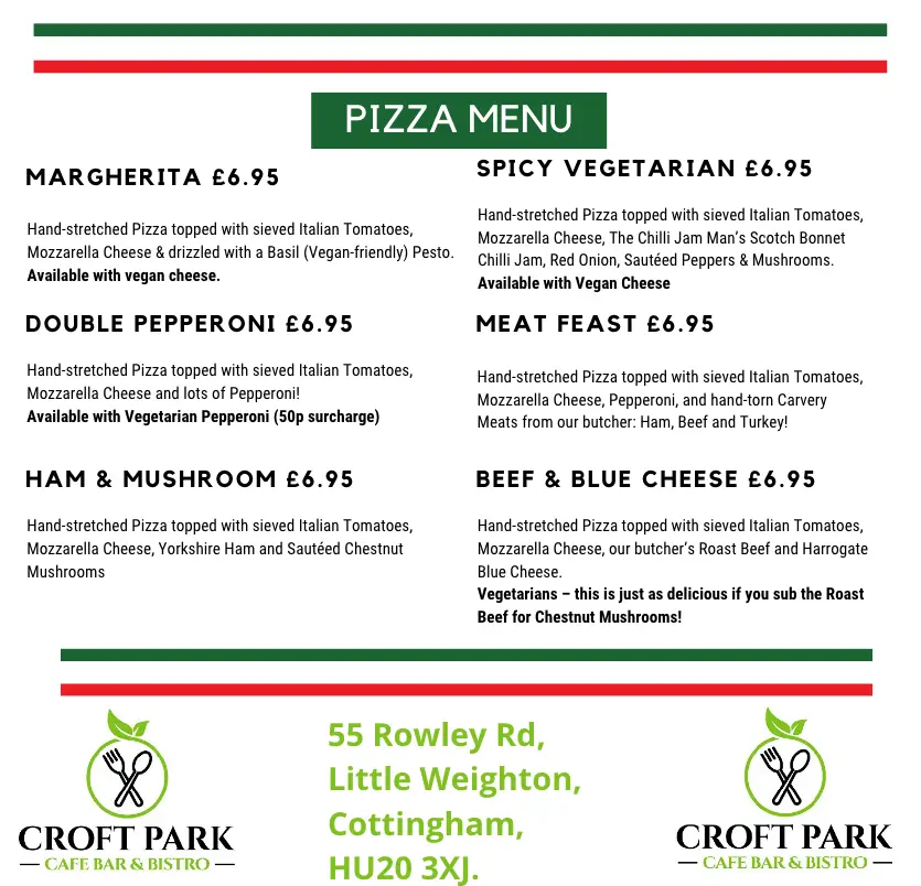 Menu_Croft Park Café_Little Weighton_image_3