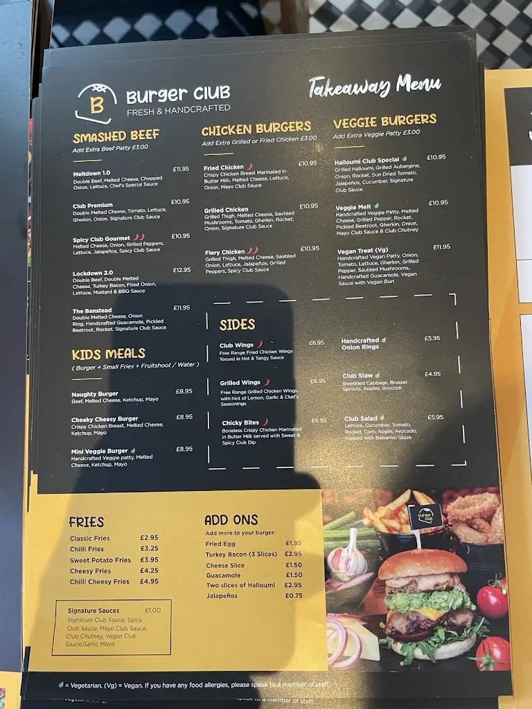 Menu_Gourmet Burger Club - Banstead_Banstead_image_2
