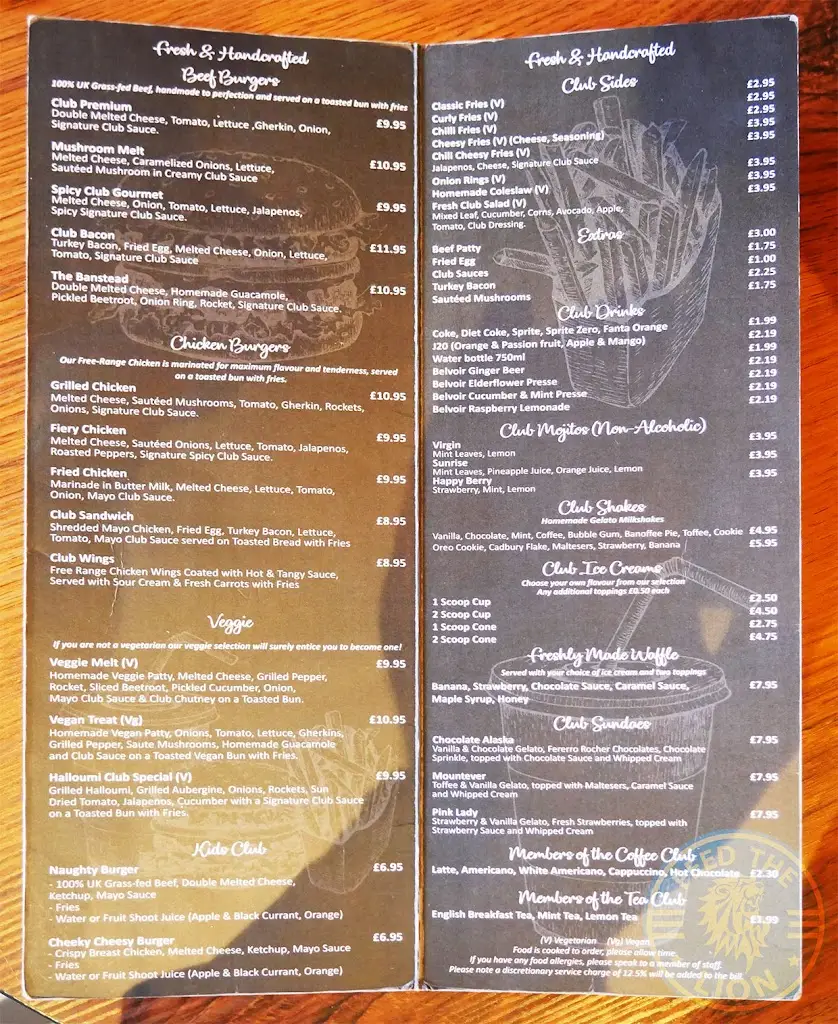 Menu_Gourmet Burger Club - Banstead_Banstead_image_4